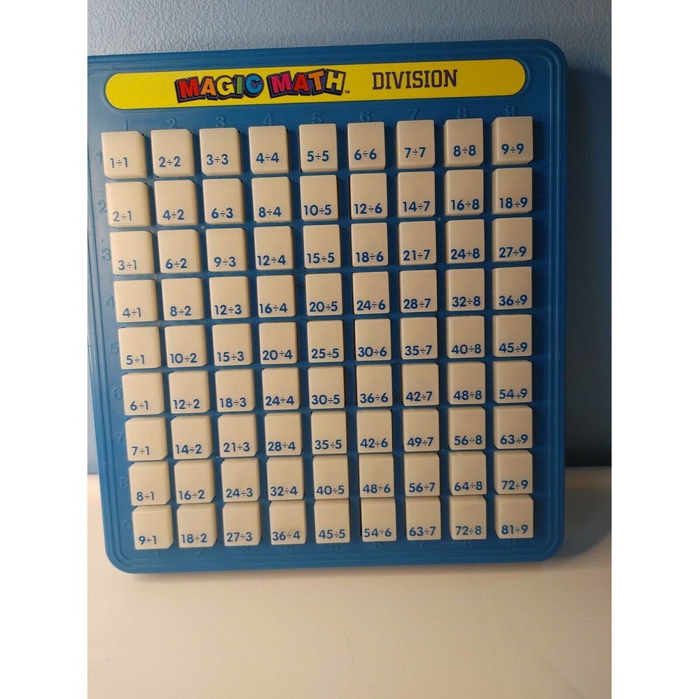 MAGIC MATH machine DIVISION Lanard EDUCATIONAL Learning Toy
